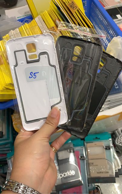 Vỏ nắp pin samsung S5 i9600 zin - hàng nhập khẩu