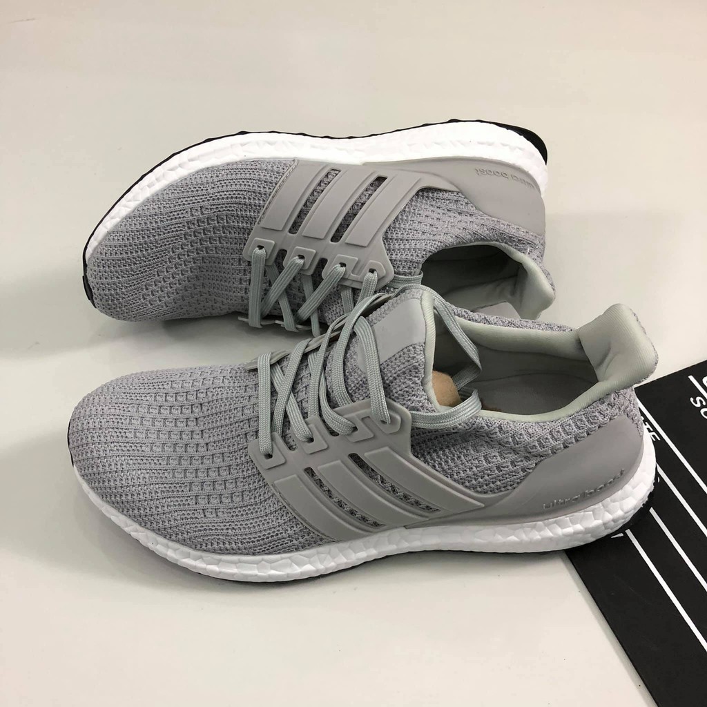 >ẢNH THẬT-HÀNG THẬT< Giày sneaker Ultra Boost xám 4.0 nam nữ