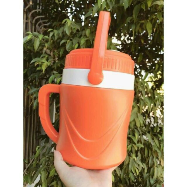 Bình đá, Phích đá 1.2l, 2l, 3l nhựa Việt Nhật- Phích, ca có lắp vòi hút đá nhựa đa năng.