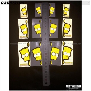 Hình dán Simpson decal cao cấp. Sticker logo trang trí mọi nơi dễ thương. Tem xe