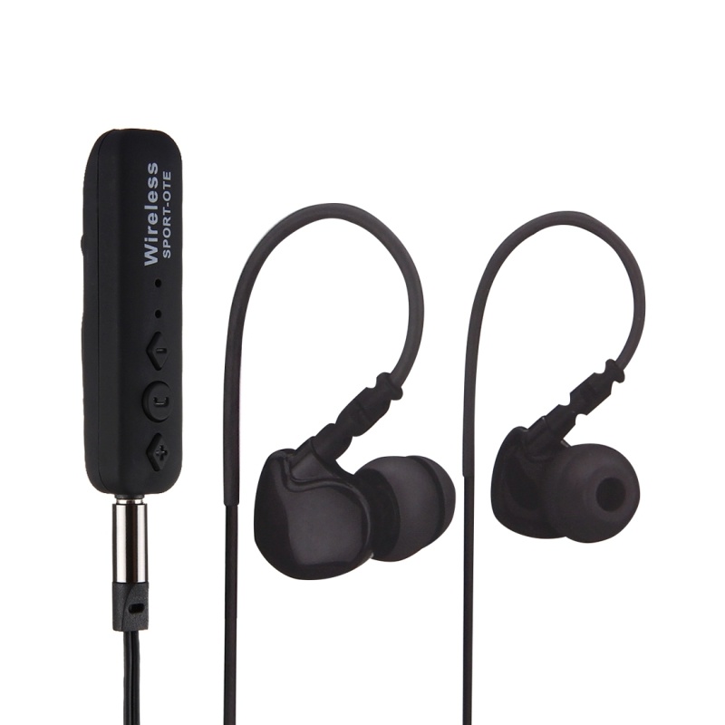 Tai Nghe Bluetooth Không Dây Có Nút Điều Khiển + Kẹp Hỗ Trợ Gọi Rảnh Tay Cho iPhone iPad Samsung HTC Sony Và Các Điện Thoại Thông Minh Hoặc Máy Tính Bảng
