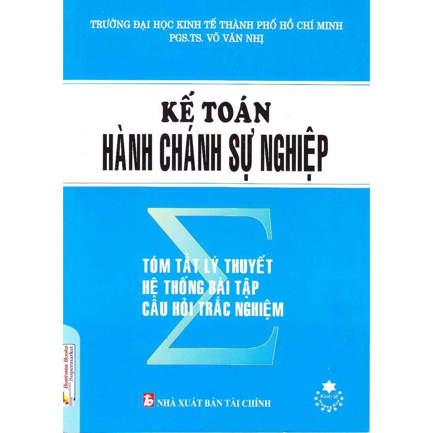 Sách - Kế Toán Hành Chánh Sự Nghiệp
