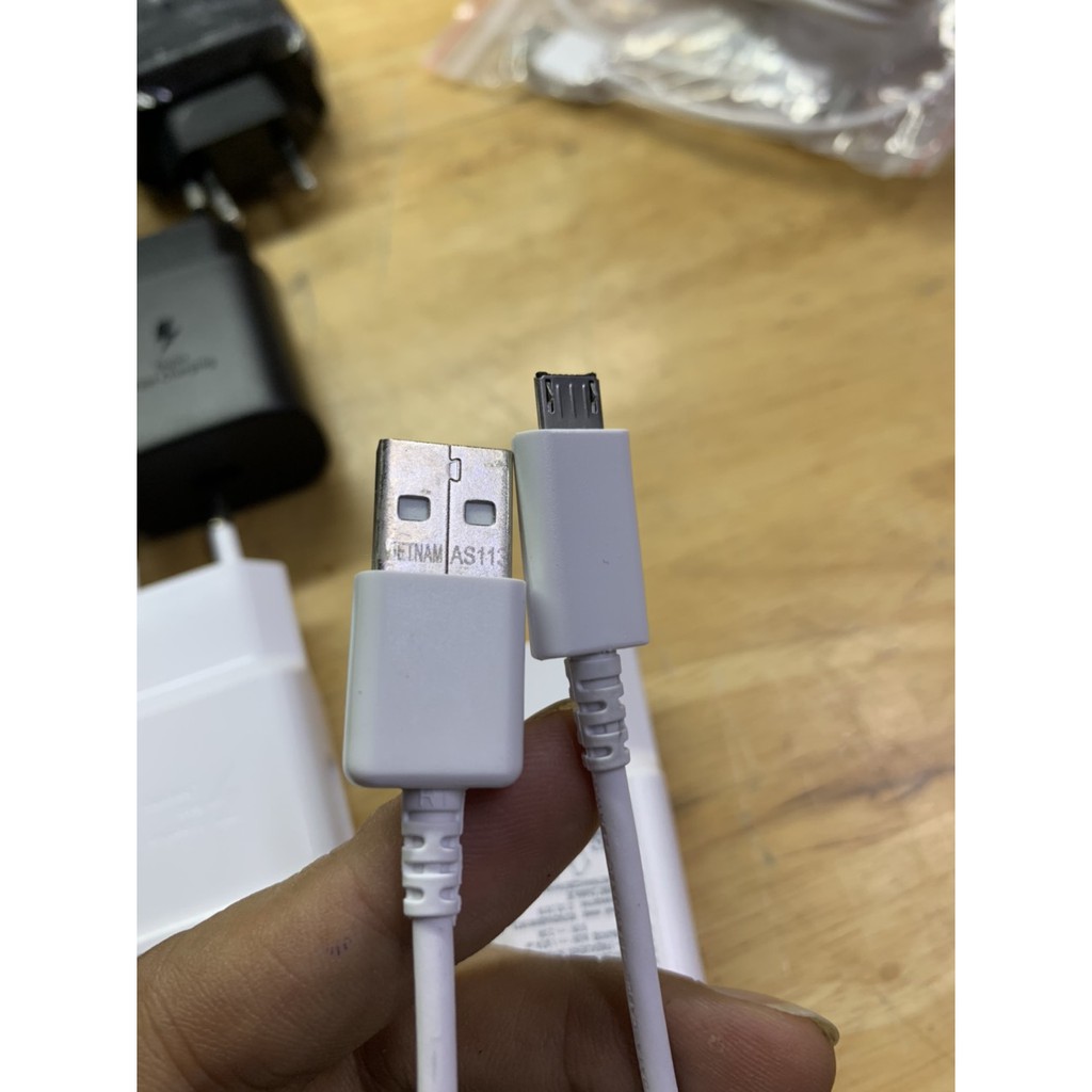 Bộ sạc nhanh samsung A10/ A10s, cáp micro usb