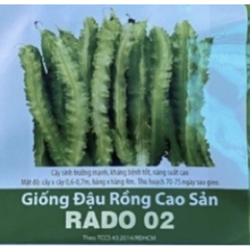 Hạt giống đậu rồng Rado 02