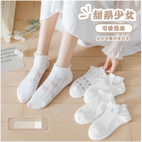 Vớ Cổ Thấp Mỏng Phong Cách Nhật Bản Thời Trang Xuân Hè Cho Nữ