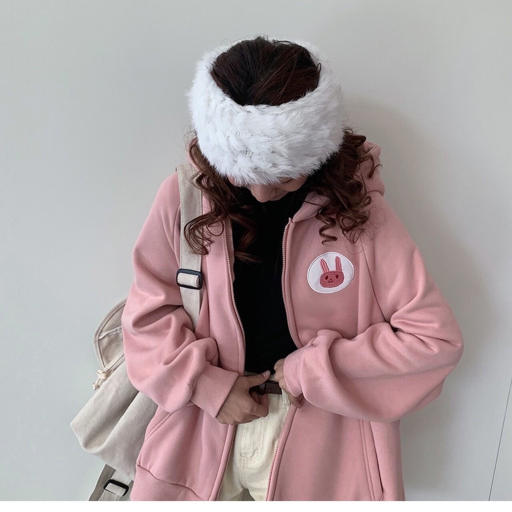 Áo khoác, áo hoodie unisex dây kéo nỉ ngoại logo pig cute năng động thời trang học đường | BigBuy360 - bigbuy360.vn