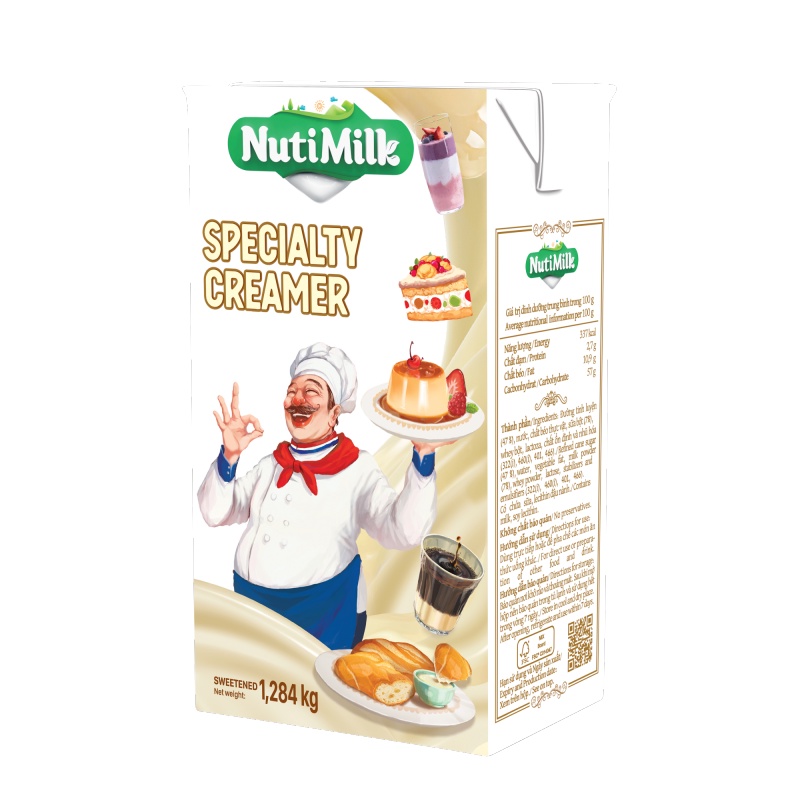 Combo 02 hộp Creamer đặc Sữa pha chế có đường Nuti 1284g - Thương Hiệu NUTIFOOD - YOOSOO MALL