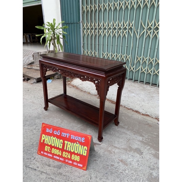 Bàn trường kỉ mặt 40x1m cao 80 gỗ lim