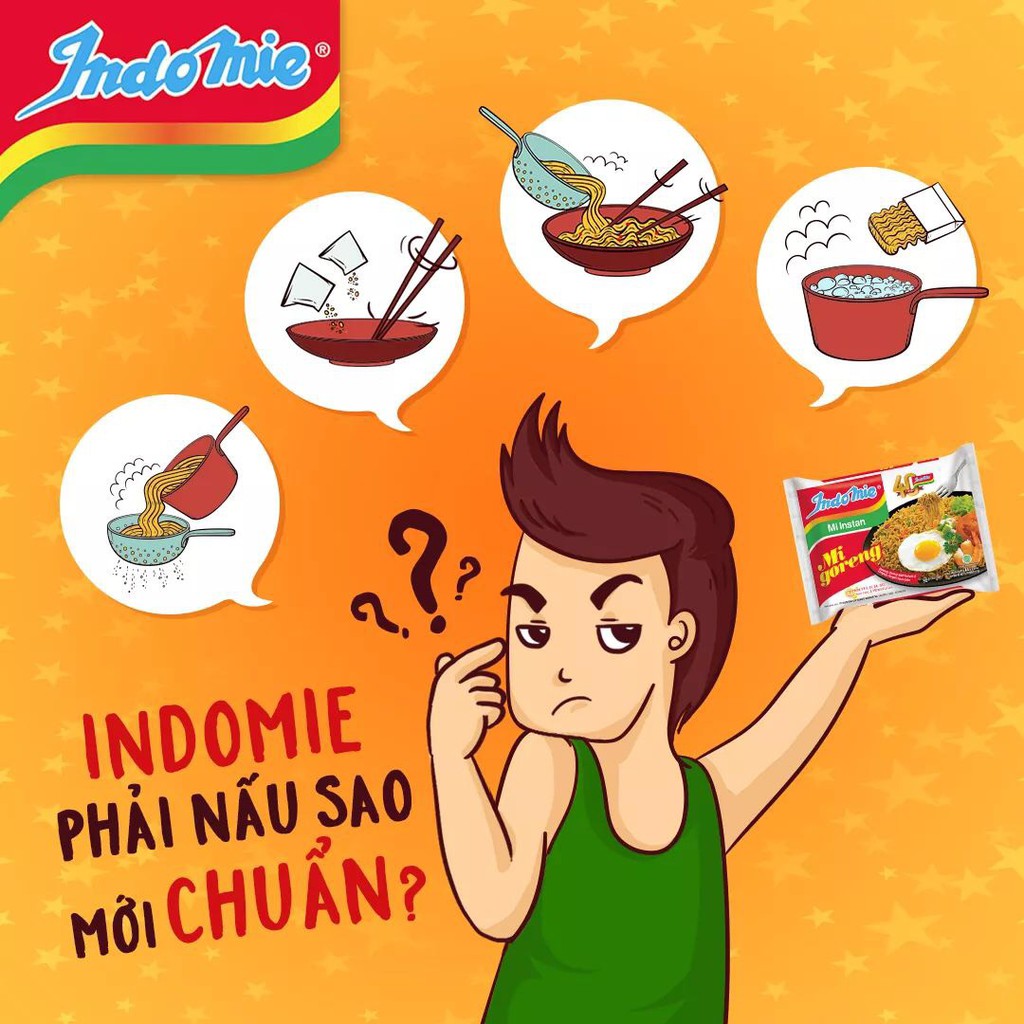 Thùng 40 gói mì xào indomie Vị Đặc Biệt  85g