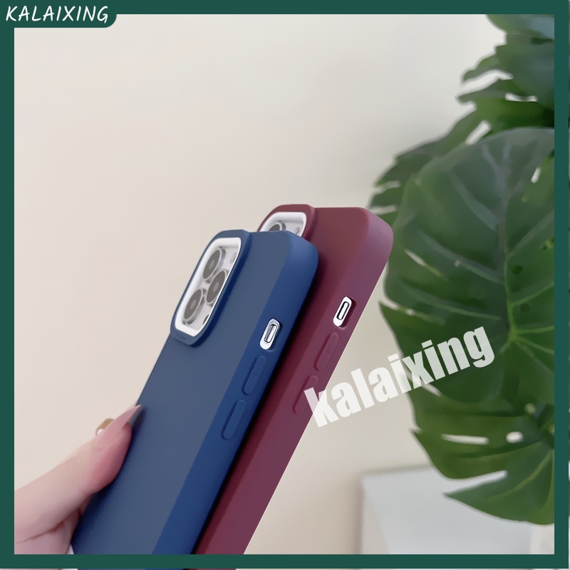 【Có Logo】Ốp Điện Thoại Mềm Bảo Vệ Ống Kính Máy Ảnh 3 Trong 1 Màu Macaron Cho iPhone 14 Pro Max 14Pro 14Max 13 12 11 Pro 11ProMax