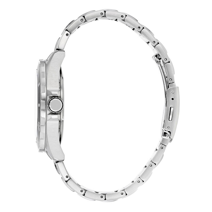 Đồng Hồ Nam Citizen Dây Thép Không Gỉ BM7451-89E - Mặt Đen