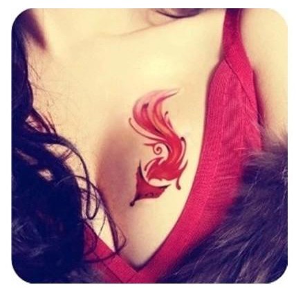 Hình xăm dán Tatto cáo đỏ C30