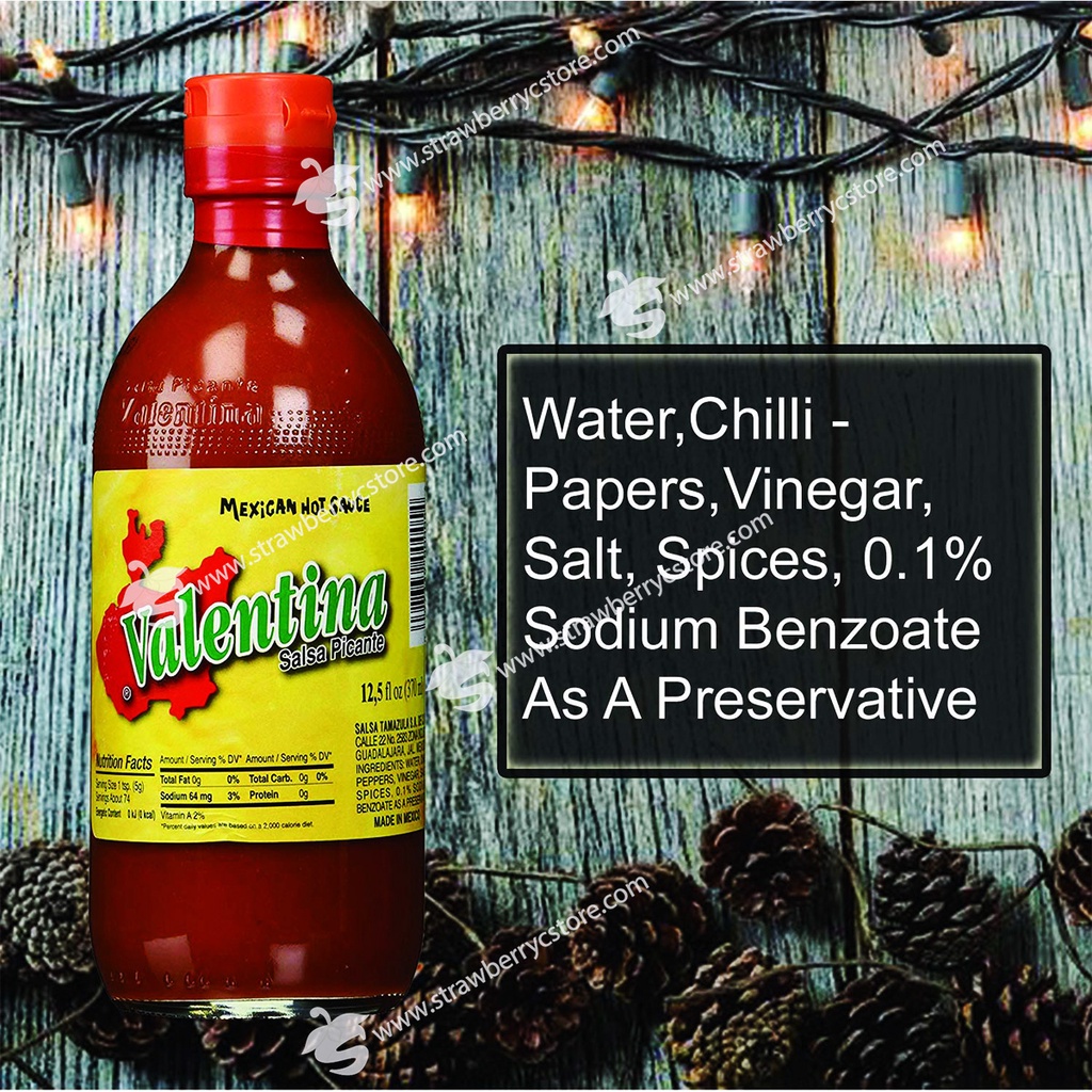 Sốt Cay Valentina Salsa Picante Mexican Hot Sauce, Chai 370 mL