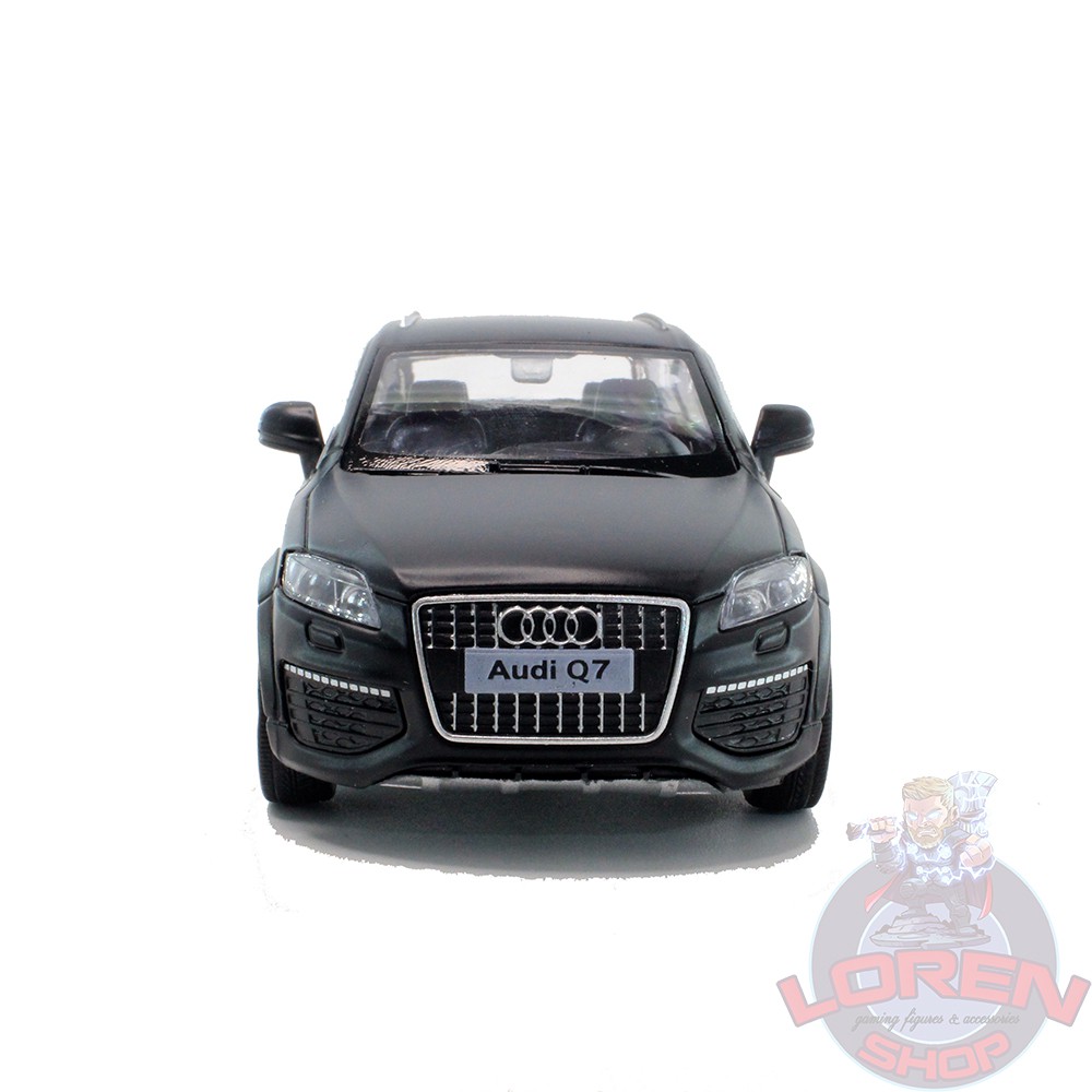 Mô hình ô tô kim loại Audi Q7 tỷ lệ 1:36, xe SUV đồ chơi kích thước 13cm chạy cót mở 2 cửa lorenshop