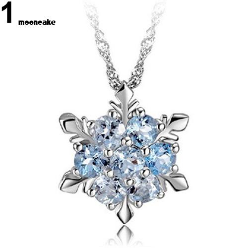 Vòng cổ choker mặt hoa tuyết đính đá lấp lánh