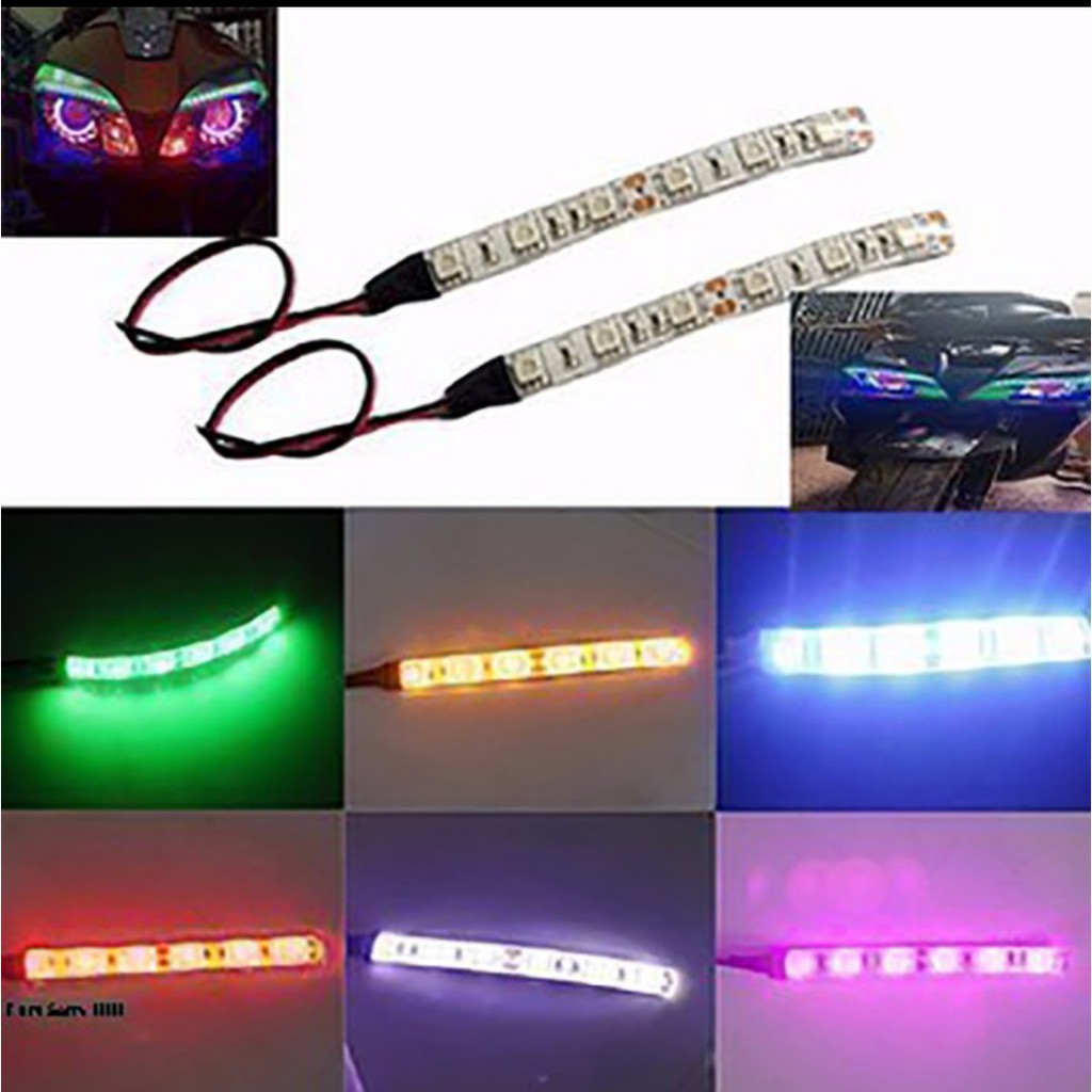 ( Combo 2 dây ) LED dây đổi màu trang trí xe máy - ô tô - BH 12 tháng