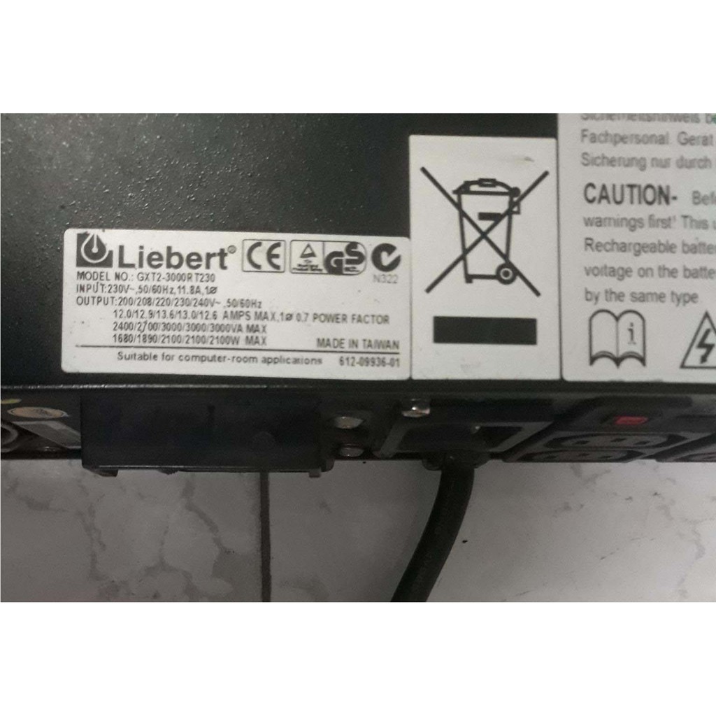 Bộ lưu điện UPS online Liebert / Emerson UPStation GTX 3000VA