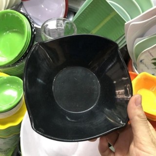 bát phíp đen đựng chè dừa dầm, chè sầu(có kèm thìa)