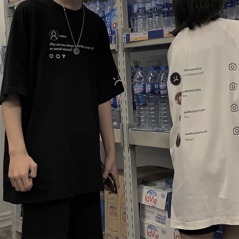 Áo Sadboiz unisex nam nữ, áo thun SADBOIZ tay lỡ form rộng