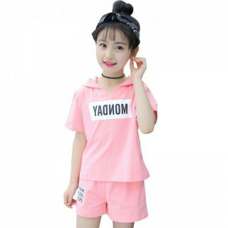 Combo 2 bộ áo bé gái hap
