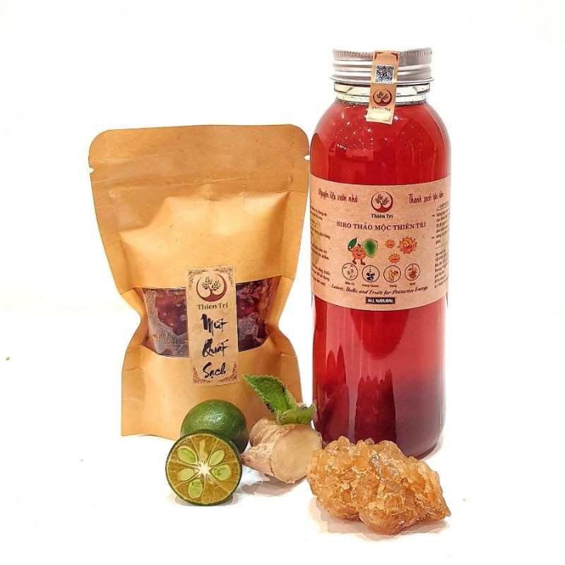 Siro ho Húng chanh Thiên Tri 300ml
