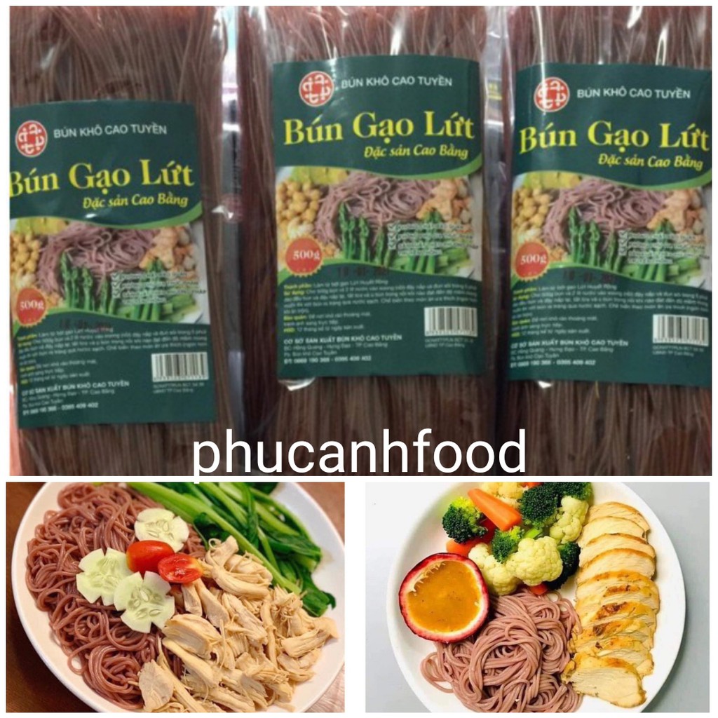 Bún gạo lứt đỏ CAO TUYỀN siêu ngon eatlean ăn kiêng giảm cân.