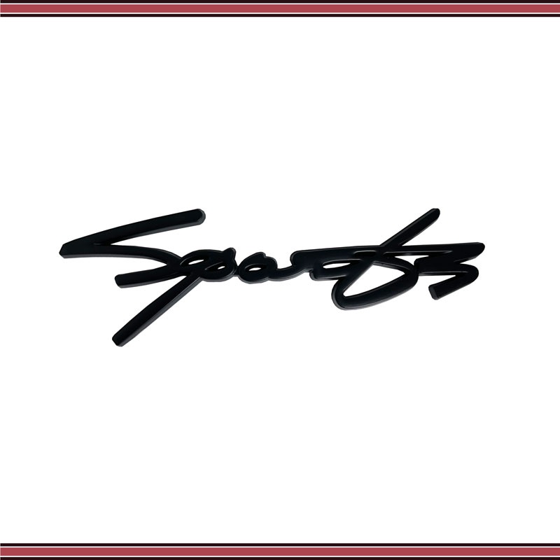 FENDER Miếng Dán Chữ 3D Bằng Kim Loại Trang Trí Xe Hơi