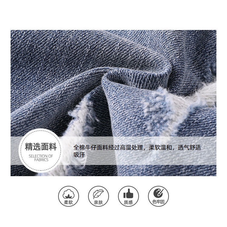 Quần jeans Lửng Thời Trang Dành Cho Bé Trai