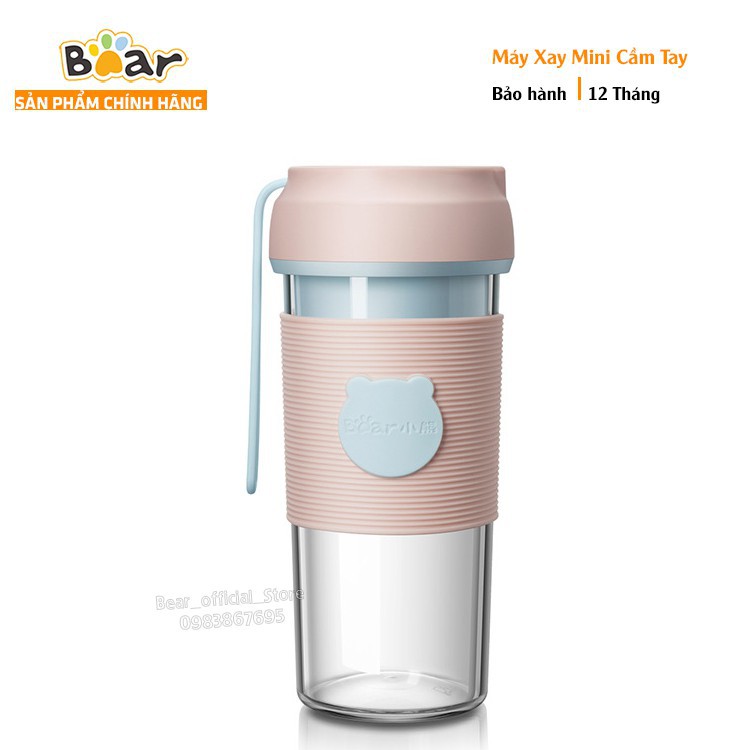 ✖Máy Xay Sinh Tố Mini Cầm Tay Tiện Lợi Bear LLJ-P03A1