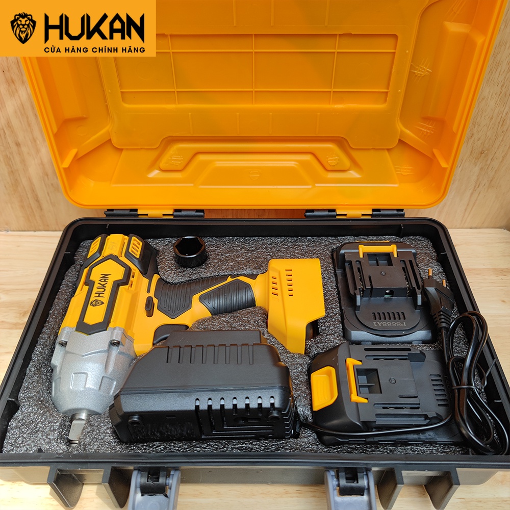 Máy siết bulong HUKAN K200 - Có chỉnh lực - Lực Siết 600Nm
