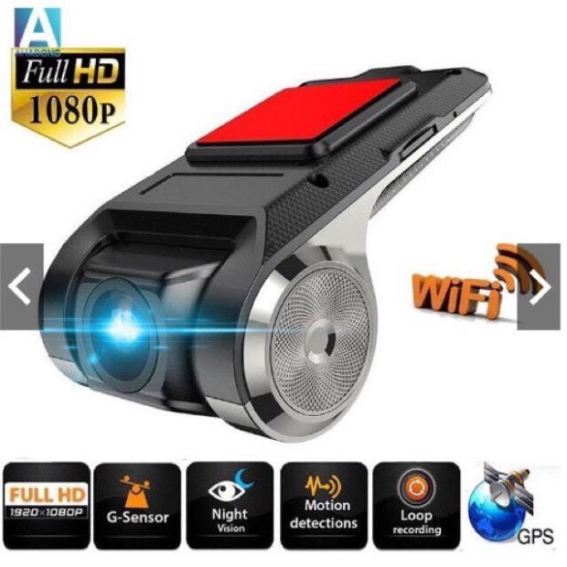 [Rẻ nhất] Camera hành trình Android U2 Full HD 1080, có cảnh báo va chạm, cảnh báo lệch làn, lưu tốc độ GPS