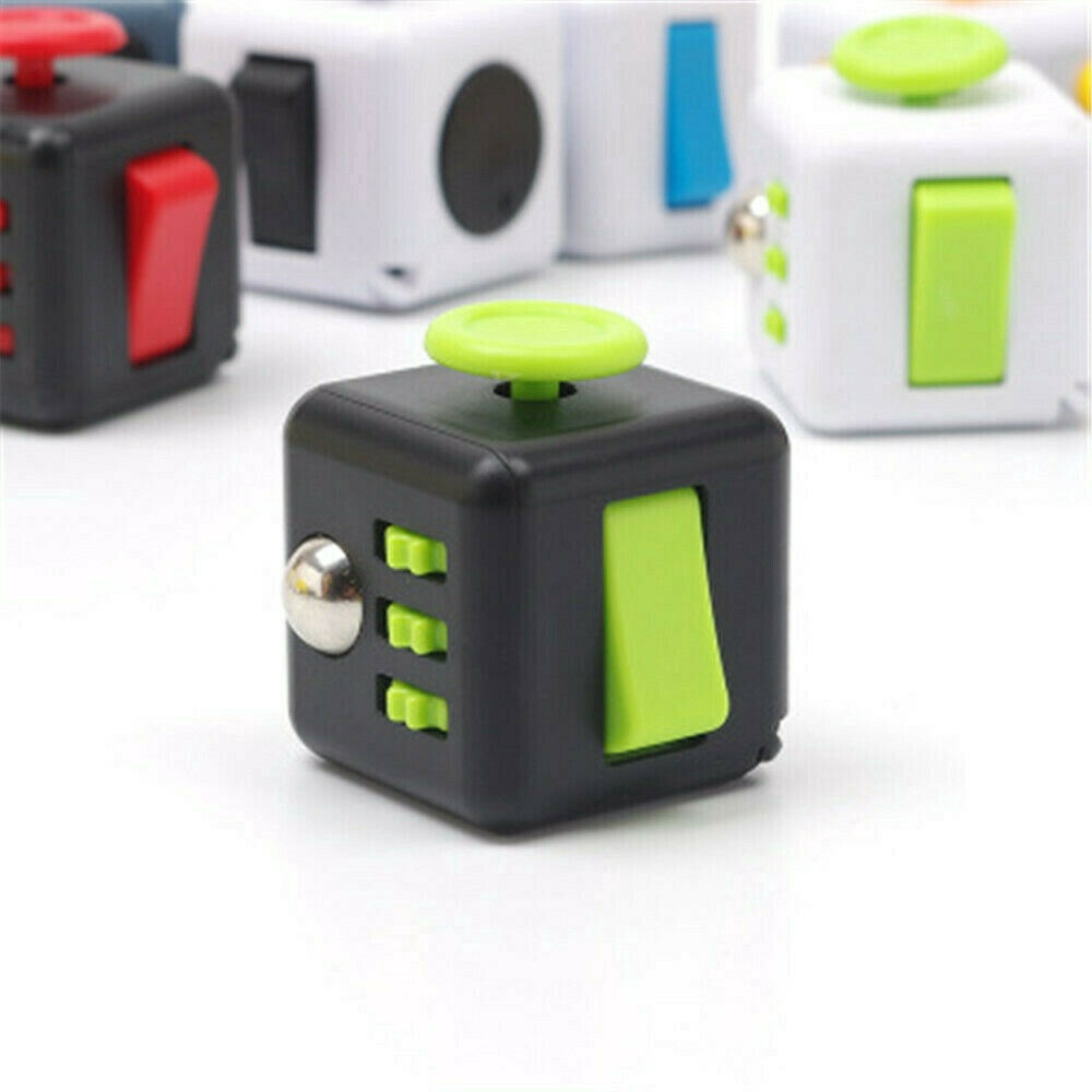 Magic Fidget Cube Anxiety Stress Relief Focus 6-side Gift For Adults and Child