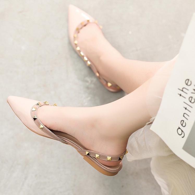 Giày Búp Bê VALENTINO RS24 Thời Trang Công Sở Thanh Lịch Cho Nữ