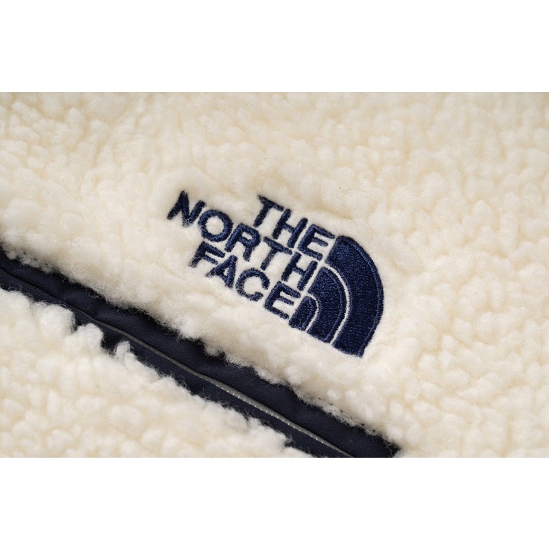 Áo khoác lông cừu có mũ dáng thể thao cho nữ thương hiệu The North Face cao cấp