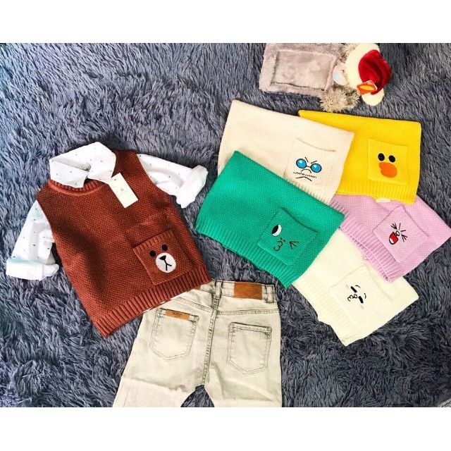 Áo gile len bé trai BabyGap
