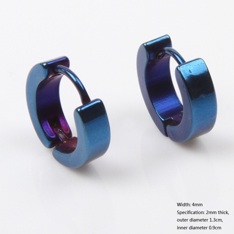 Bông tai dạng tròn bằng thép không gỉ