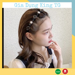 Bờm Tóc, Xược Tóc Đính Hoa Có Kẹp Giữ Tóc Nữ Tính Thời Trang Sang Chảnh - King