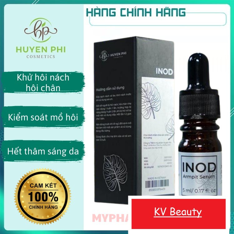 Serum hôi nách INOD Huyền Phi khử hôi nách hôi chân hết thâm sáng da