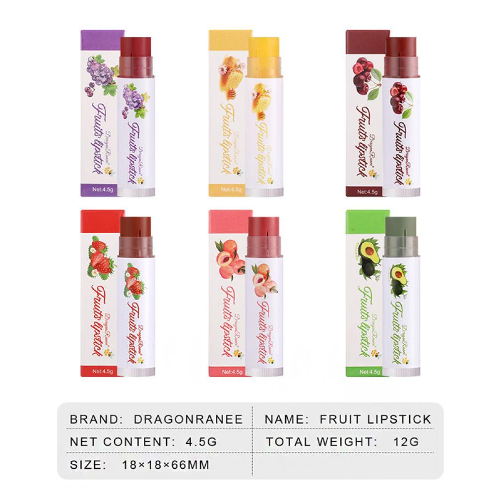 Son Dưỡng Môi Vị Trái Cây Thay Đổi Màu Sắc Theo Nhiệt Độ Tự Nhiên Lâu Trôi E3V5