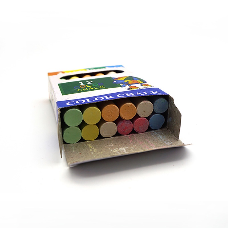 Bộ 12 Phấn Viết Bảng Không Bụi Nhiều Màu Sắc Dành Cho Giáo Viên