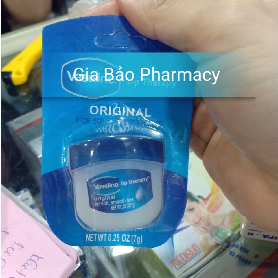 Son dưỡng VASELINE Orriginal hũ nhỏ son dưỡng môi không màu