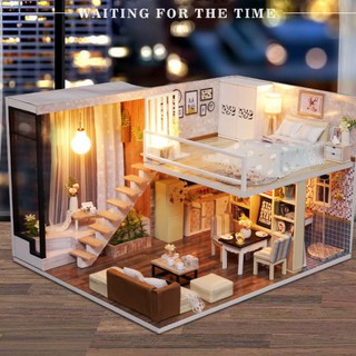 Mô hình nhà gỗ cute room DIY