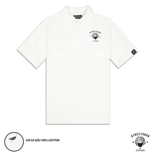 Áo Polo basic - Trắng - Street Gang