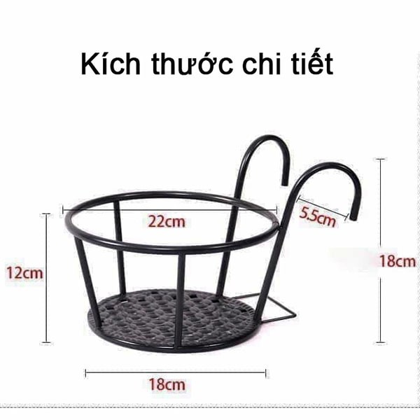 ⭐Giỏ hoa - Giỏ cây treo ban công⭐Khung thép chắc chắn ⭐ sơn tĩnh điện ⭐thẩm mỹ cao⭐bảo vệ hoa 4.9. Không gian sống xanh.