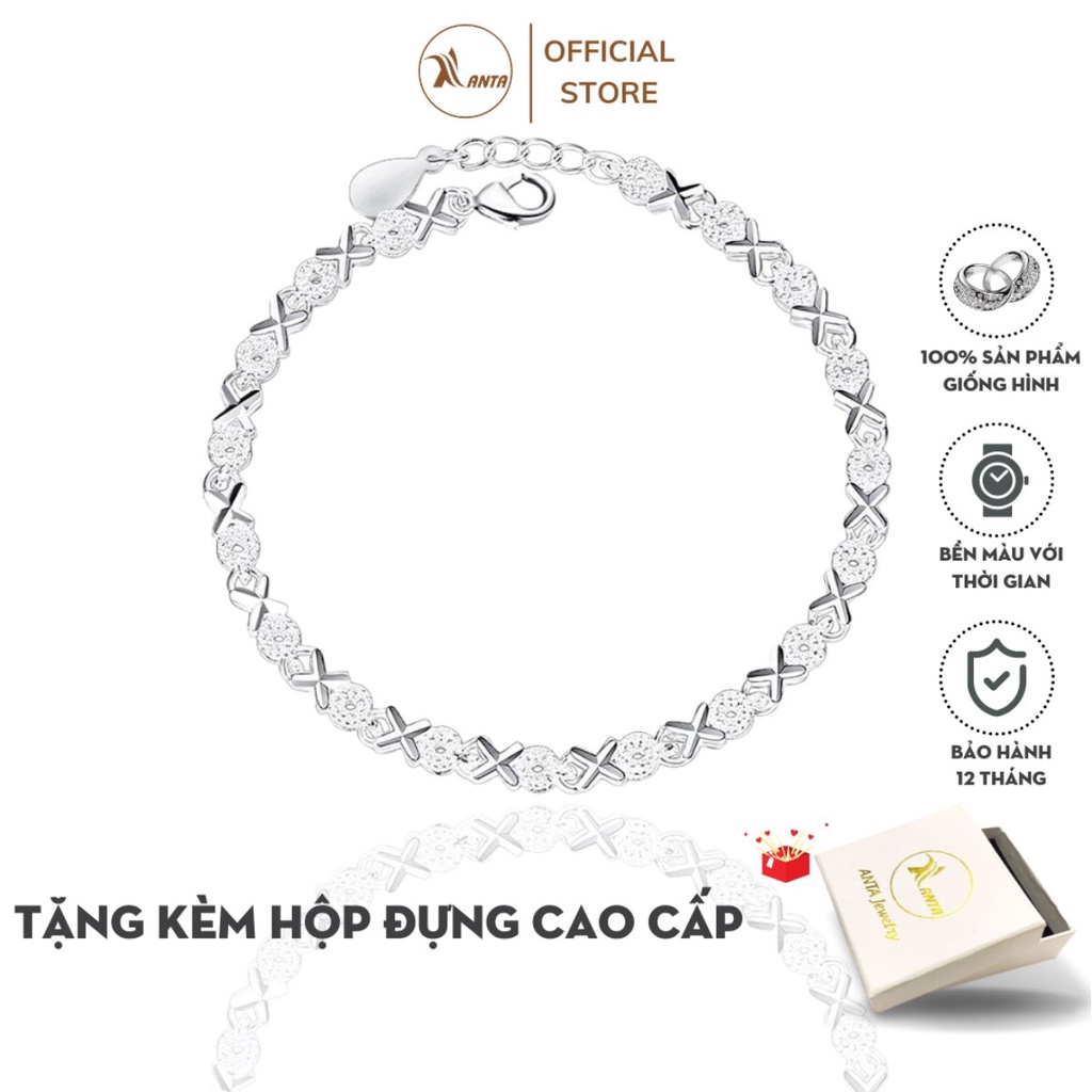 Vòng tay  phong cách Hàn Quốc kiểu tròn sành điệu ANTA Jewelry - ATJ7018