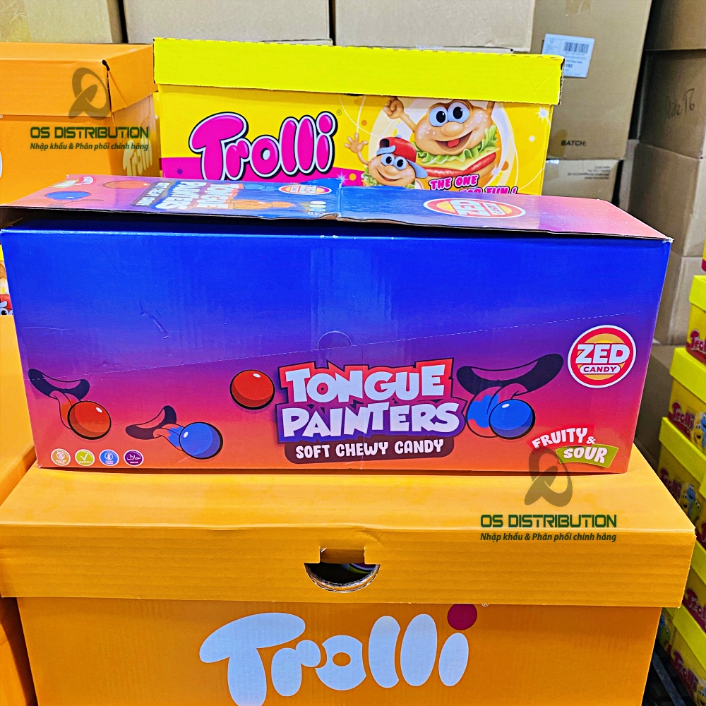 Kẹo soft chewy Zed Candy vị Tongue Painters nhập khẩu Hà Lan gói 99gr