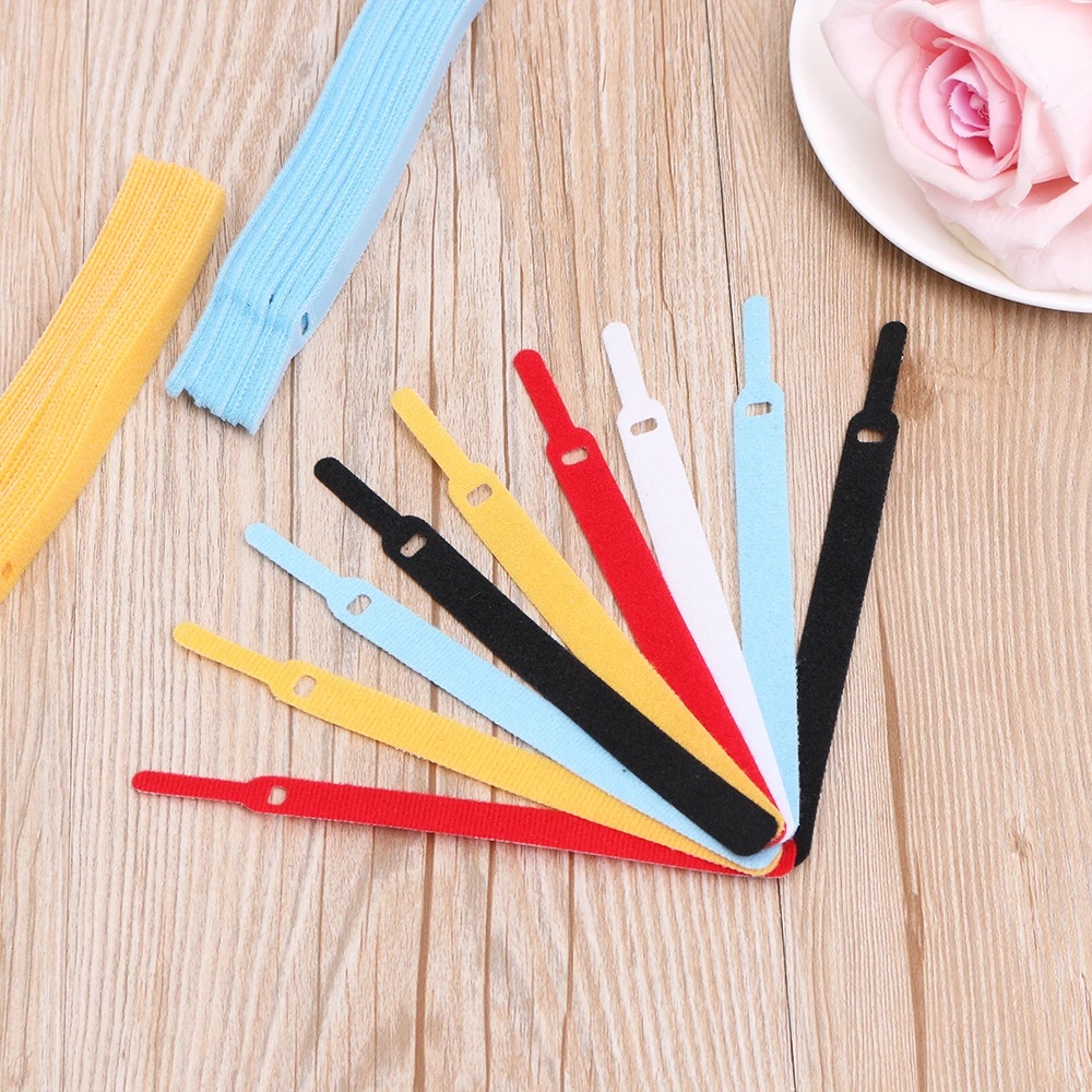 Dây Buộc Cáp Dữ Liệu Bằng Nylon Tái Sử Dụng Nhiều Màu Sắc Tiện Lợi
