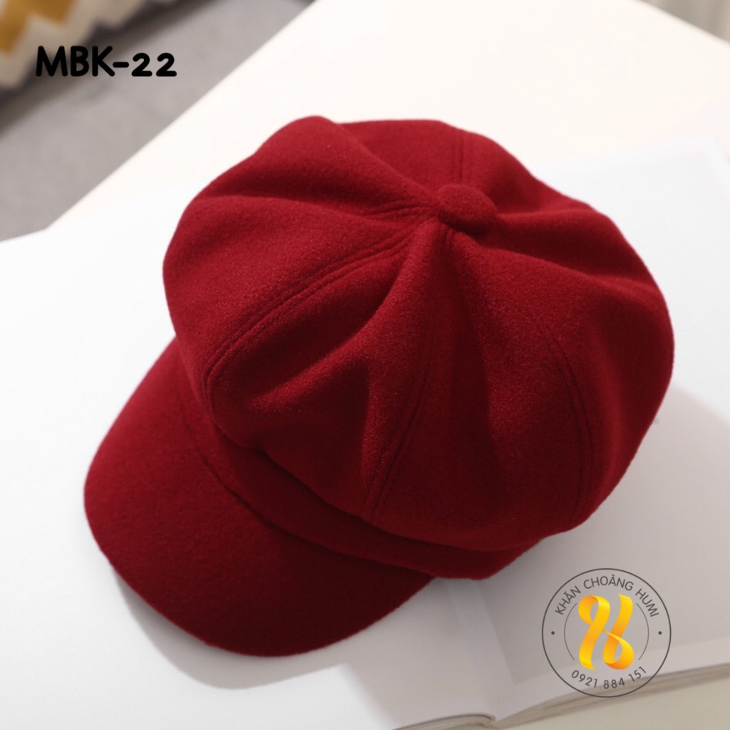 Mũ Baker Boy Dạ Cao Cấp - MBK22