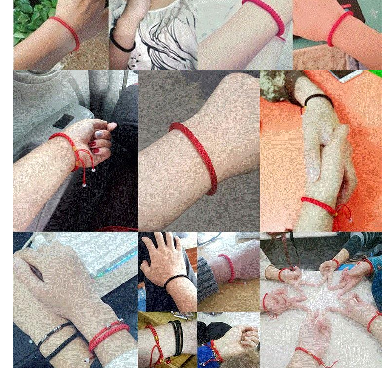 Set 2 vòng tay chỉ đỏ may mắn cho cặp đôi mang lại sự thịnh vượng