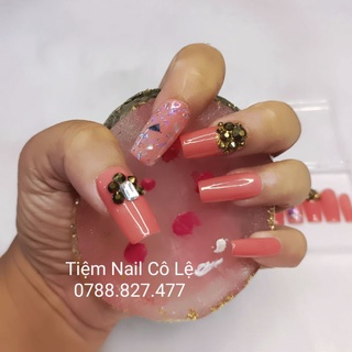 Nail box thiết kế - Móng úp, móng giả thiết kế đính đá nổi bật